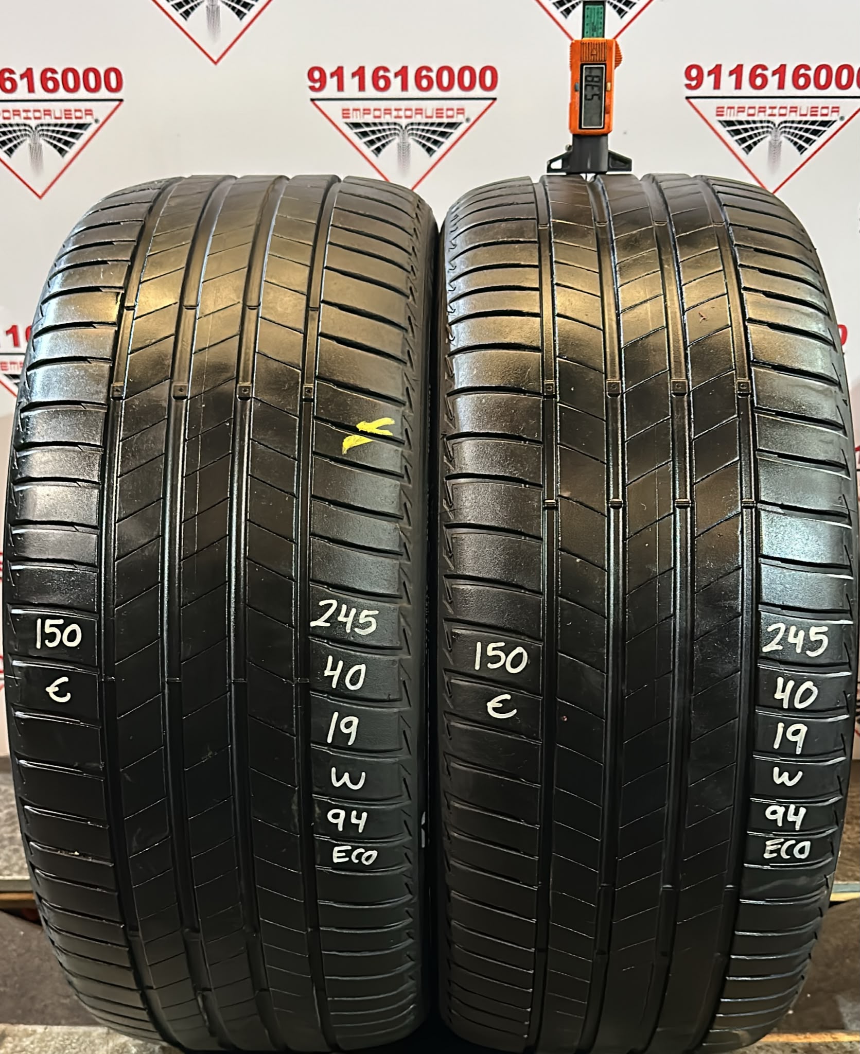 BRIDGESTONE TURANZA USADO ECONOMICO  245/40 R19 94 W